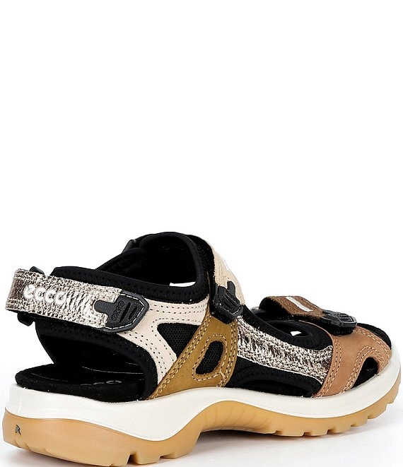 ECCO Offroad Yucatan Adjustable Strap Leather Sandals | Dillard's