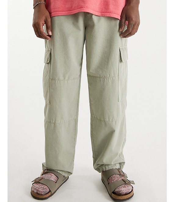 Ecru Loose-Fit Twill Cargo Pants | Dillard's