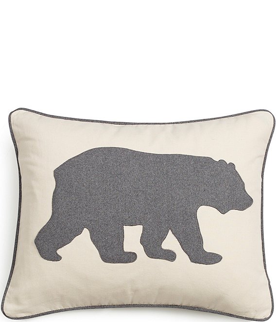 Eddie Bauer Charcoal Bear Breakfast Pillow