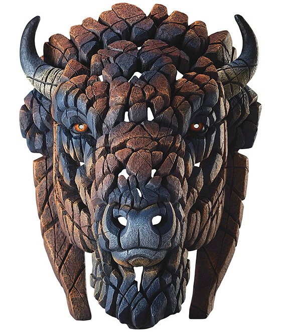 Edge Sculpture By Enesco North American Bison Bust