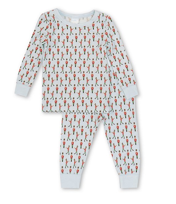 Pearly Gates X Edgehill Collection Baby 12-24 Months Christmas Toy Solider Long Sleeve Tee & Pajama Pants Set