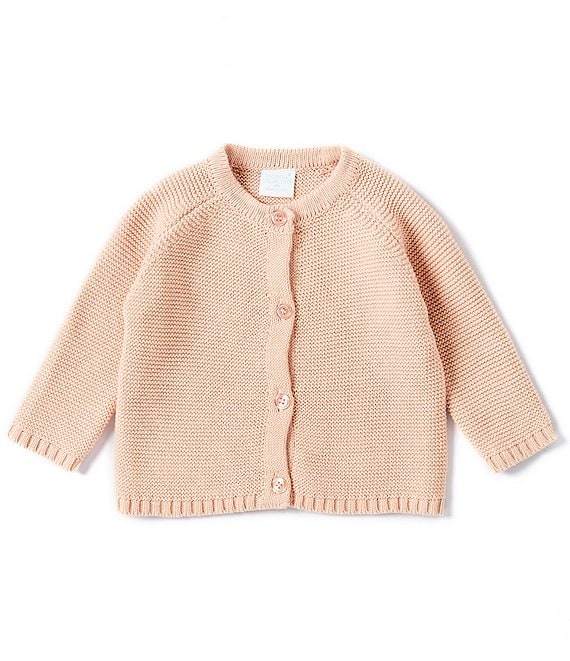 Edgehill Collection Baby Girl 3-24 Months Button Front Sweater Long ...