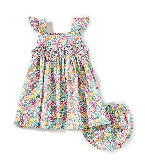 Edgehill Collection Baby Girls 3-24 Months Smocked Floral Edgehill Collection Baby Girls 3-24 Months Smocked Floral