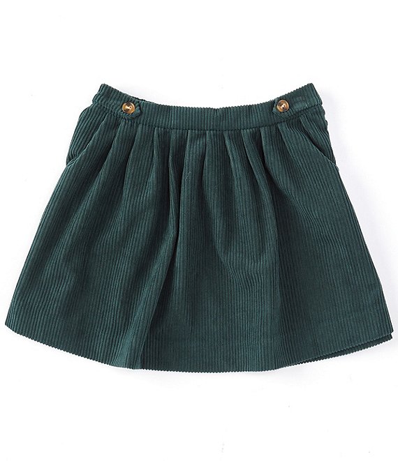Edgehill Collection Little Girls 2T-6X Hunter Corduroy Skirt