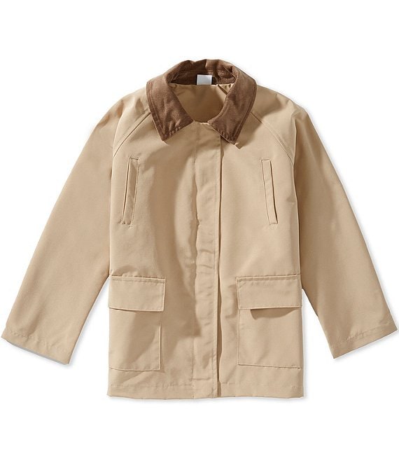 Edgehill Collection x Megan Karp Kids Wren Point Collar Pocket Detail Barn Jacket