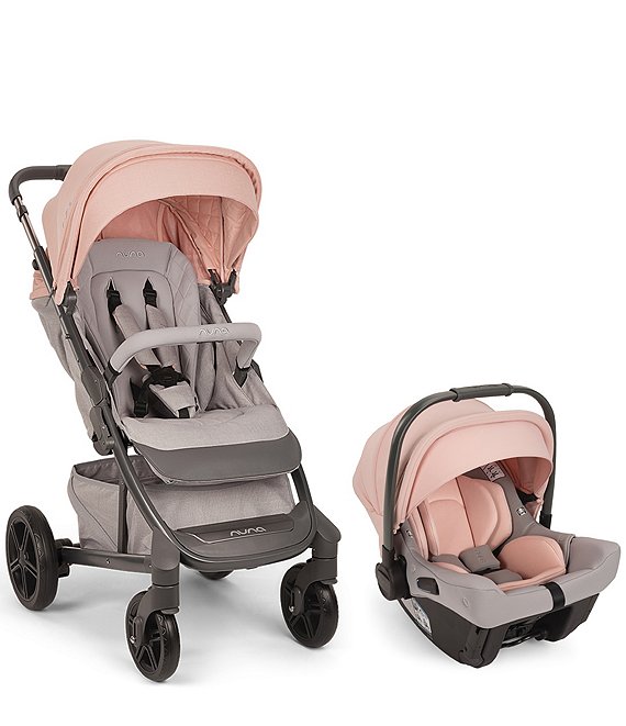 Color:Edgehill Pink - Image 1 - Edgehill Collection X Nuna TAVO™ Stroller and PIPA™ Urbn Infant Car Seat Travel System