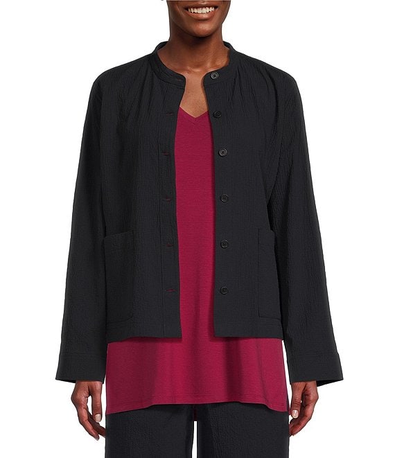 Eileen fisher sale organic cotton jacket