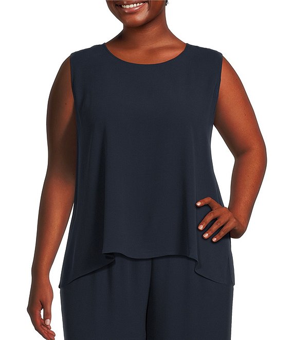 Eileen fisher black tank top online