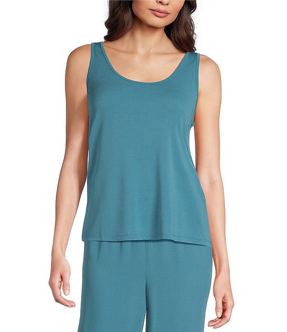 Eileen fisher silk sales jersey top