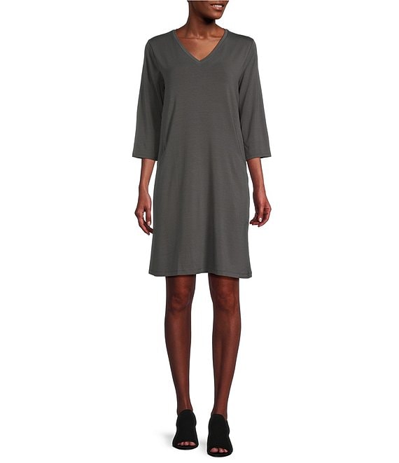 Eileen fisher clearance tencel slip dress