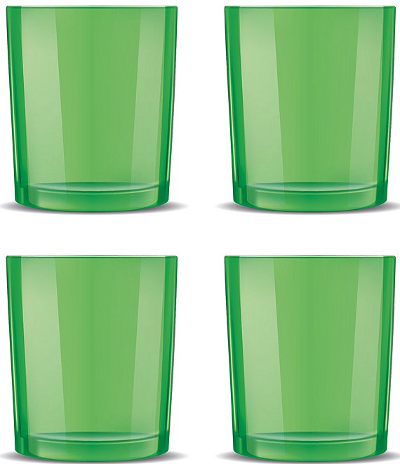 Color:Green - Image 1 - Acrylic Cups, Set Of 4