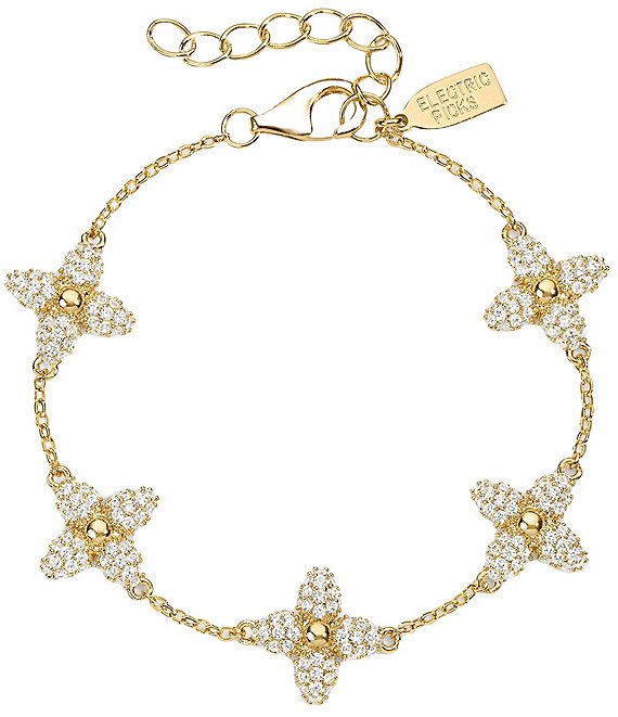 Electric Picks Showstopper Line Bracelet, Gold - Image 1