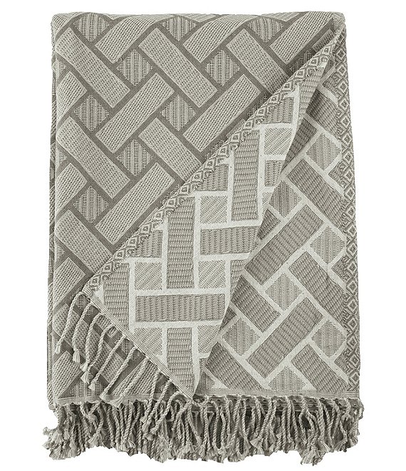 Jacquard throw blanket hot sale