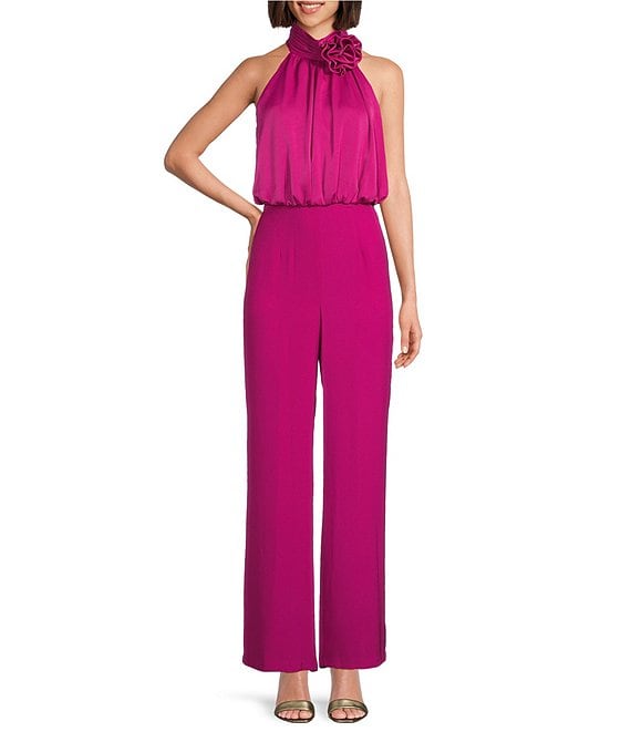 Dillards store pink jumpsuit