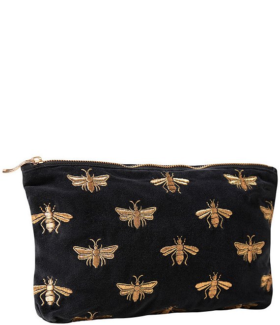 Elizabeth Scarlett Everyday Pouch 蜂 Elizabeth Scarlett Honey Bee Velvet Everyday Pouch | Dillard's