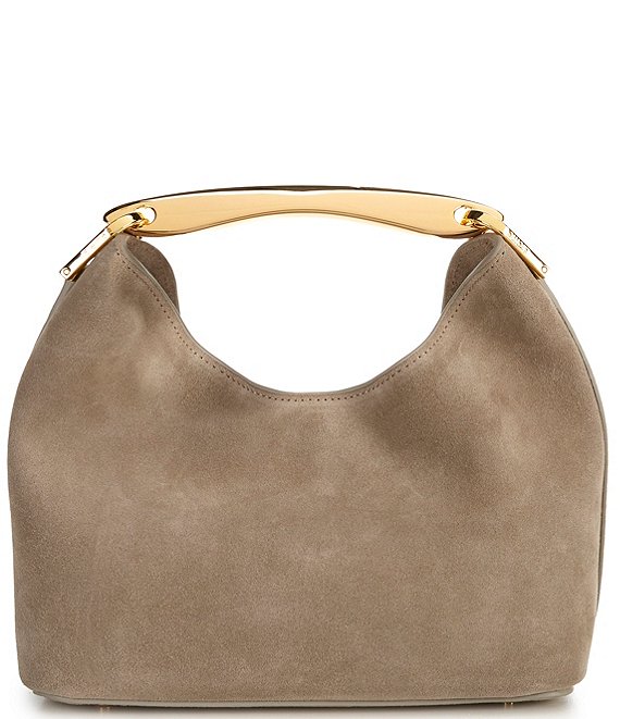 Elleme Paris Small Suede Boomerang Satchel Bag