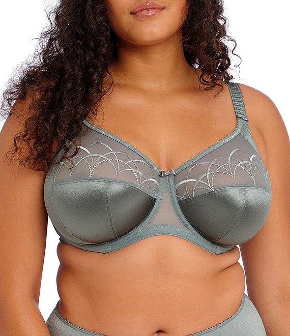 Color:Willow - Image 1 - Cate Full-Busted Contour U-Back Underwire Bra