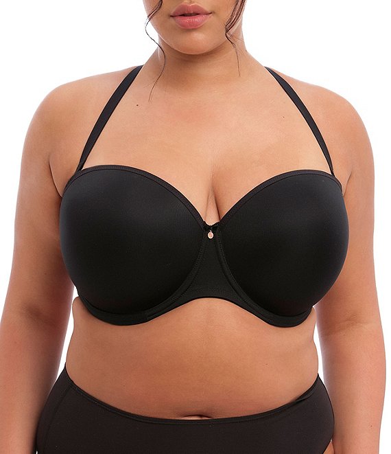Color:Black - Image 1 - Smooth Moulded Seamless Underwire Strapless Bra