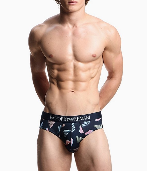 Emporio Armani Allover Microfiber Briefs