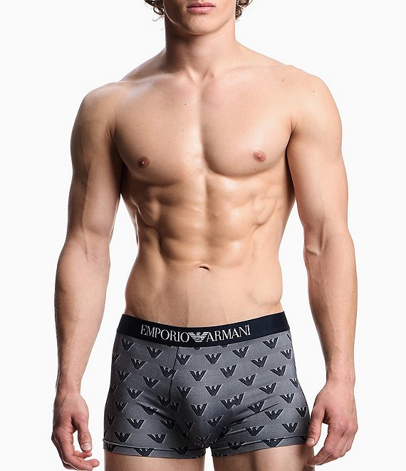Emporio Armani Jacquard Microfiber Trunks