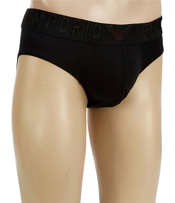 Emporio Armani Three-Dimensional-Logo Briefs