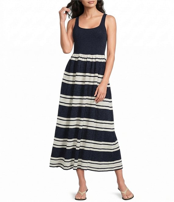 Every Round Neck Sleeveless A-Line Tank Dress