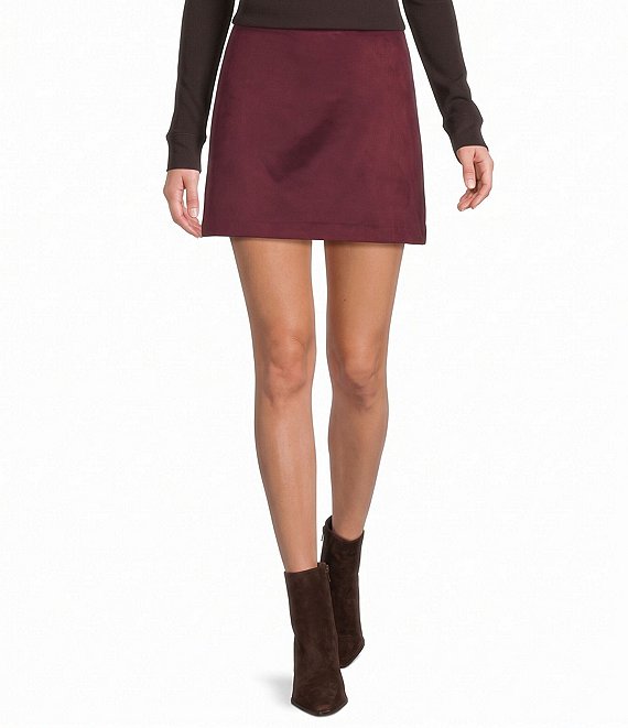 Every Suede Mini Skirt