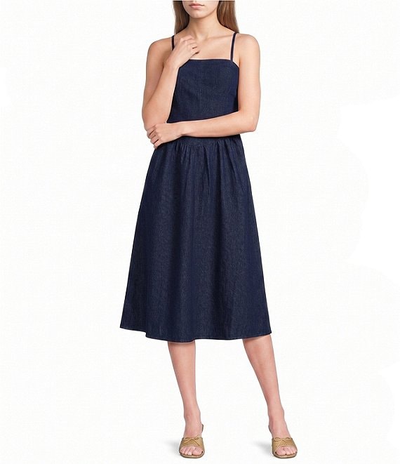 Evolutionary Denim Midi Dress