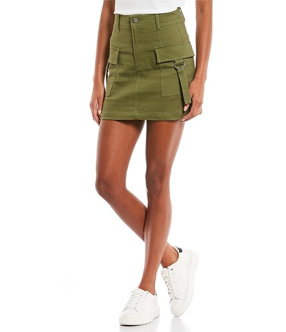 Evolutionary Mid Rise Cargo Mini Skirt | Dillard's