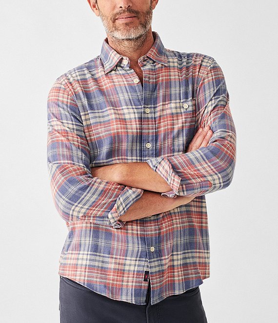 Faherty All Time Performance Stretch Long Sleeve Woven Shirt | Dillard's