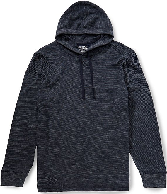 Faherty Big & Tall Sunwashed Slub Patterned Hoodie