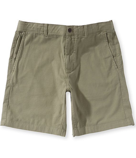 Faherty Essential Stretch Twill Organic Cotton 8#double; Inseam Shorts