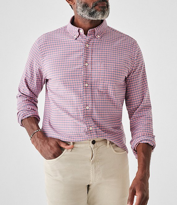 Faherty Oxford 2.0 Stretch Long Sleeve Woven Shirt | Dillard's