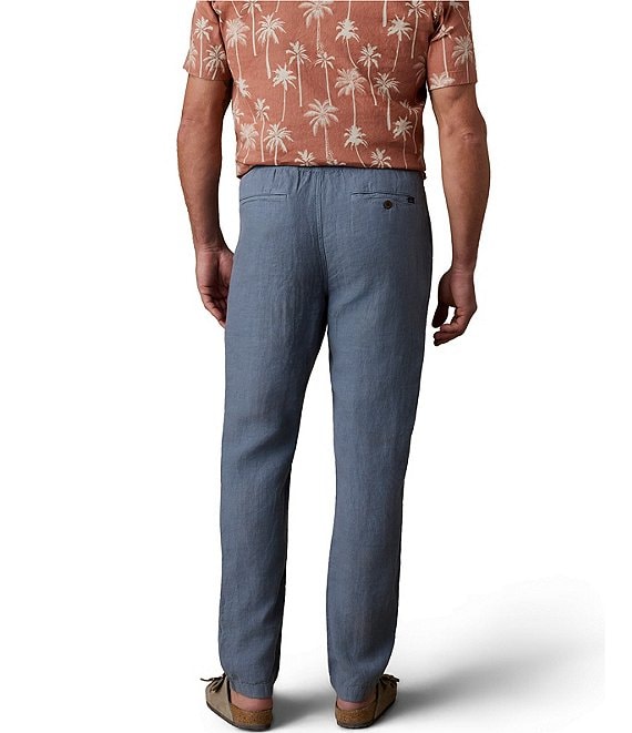 Faherty Slim Fit Linen Drawstring Pants | Dillard's