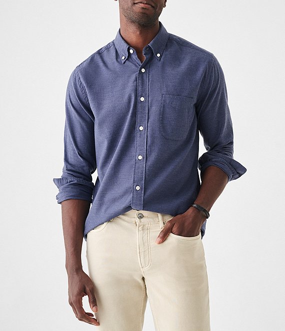 Faherty Stretch Oxford 2.0 Long-Sleeve Woven Shirt