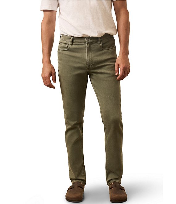 Faherty Stretch Terry 5-Pocket Slim Pants