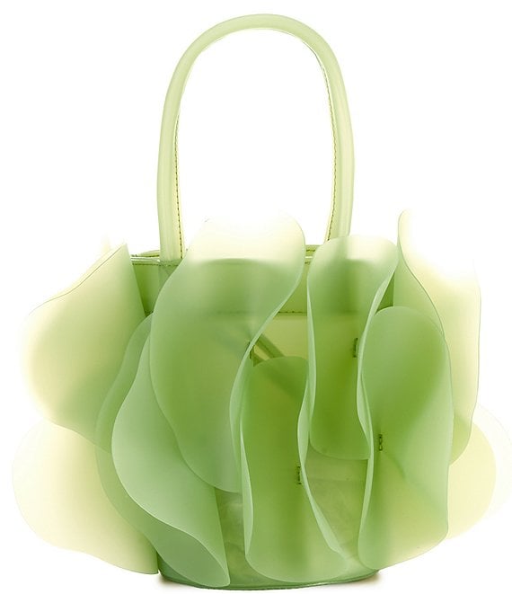 Farm Rio Jelly Flower Handle Mini Bucket Bag