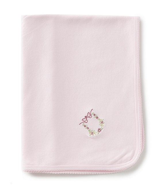 Feltman Brothers Baby Girls Newborn Floral Wreath Embroidered Blankets ...