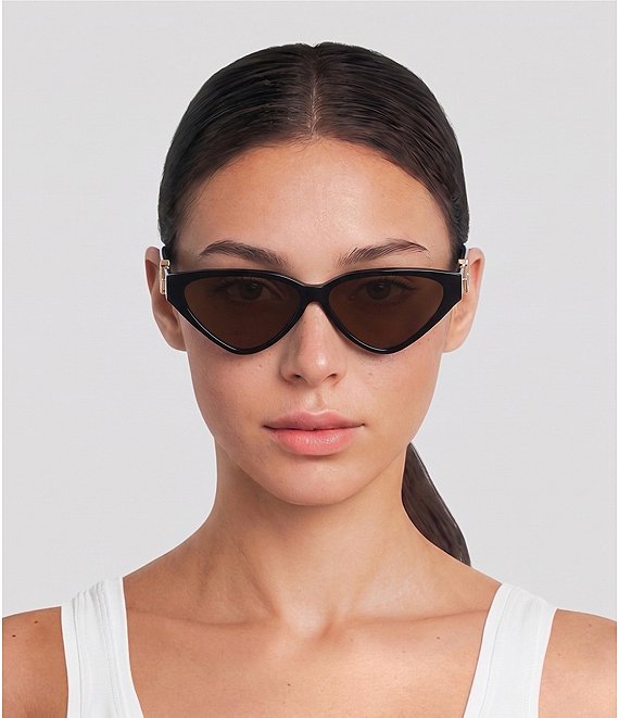 FENDIフェンディFF DIAMONDSサングラス　メガネパッファーケース付 FENDI Women's FF Diamonds 57mm Cat Eye Sunglasses | Dillard's