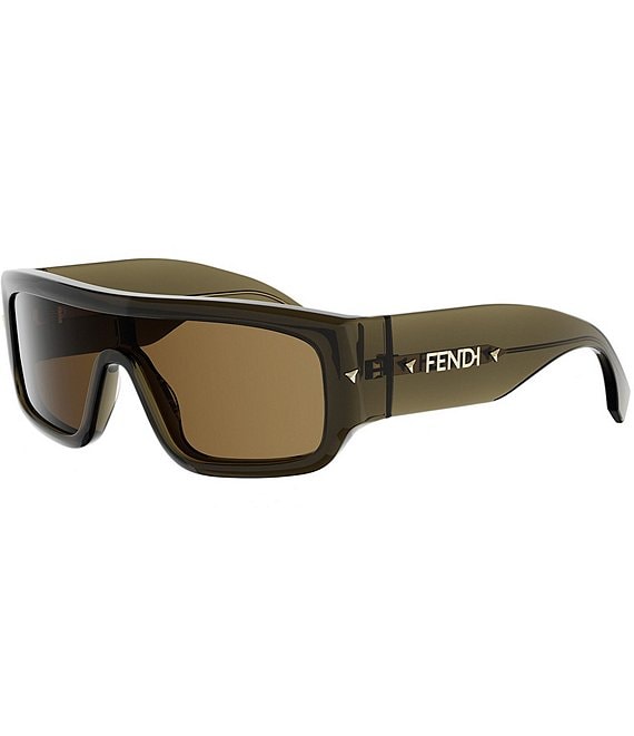 FENDI Men's Fendi Screen Rectangular Sunglasses