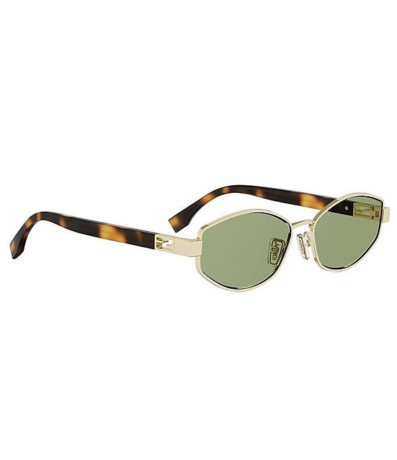 FENDI オーバル型サングラス レディース FENDI Women's Baguette 56mm Retro Oval Sunglasses | Dillard's