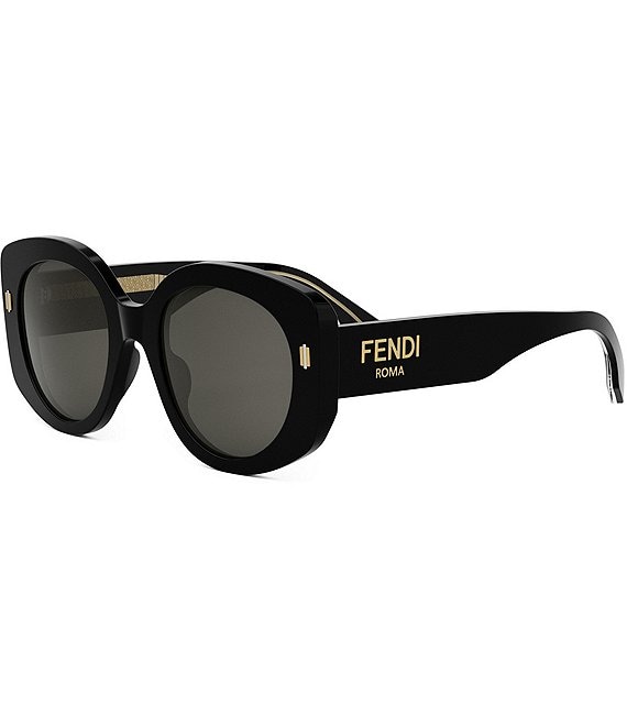 Fendi round frame sunglasses hotsell