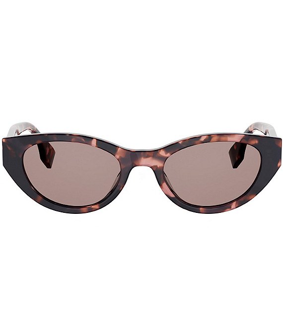 FENDI Women's Lettering 51mm Oval Sunglasses | Dillard's