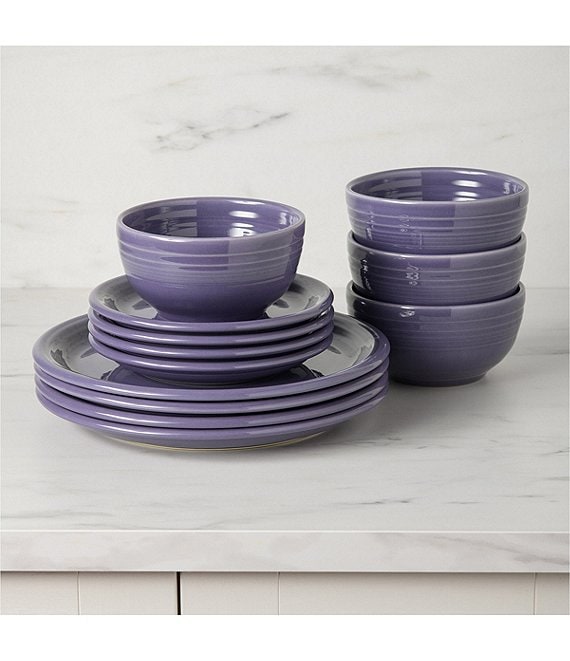 Fiesta Bistro Coupe 12-Piece Dinnerware Set, Service for 4 | Dillard's