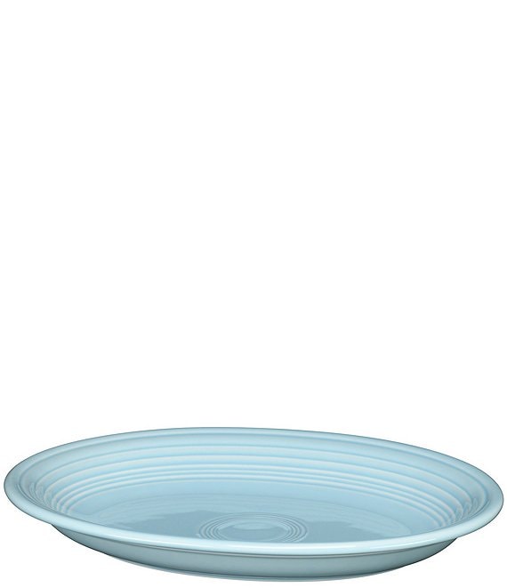 Fiesta Medium Oval Serving Platter, Sky - Image 1