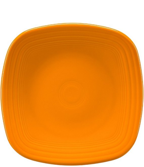 Color:Butterscotch - Image 1 - Square Ceramic Luncheon Plate