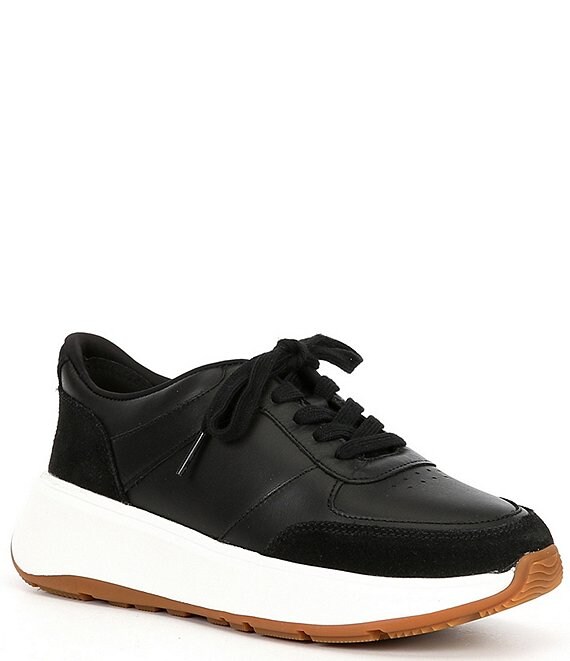 FitFlop F-mode Leather/Suede Sneakers | Dillard's