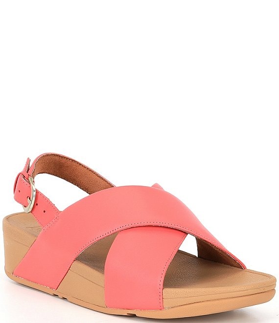 FitFlop Lulu Leather Cross Band Slingback Sandals Dillard s