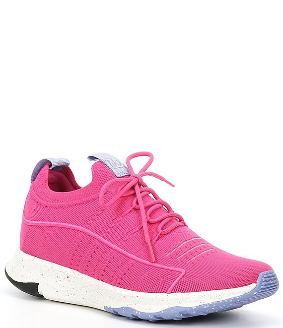 Color:Fuchsia Rose Mix - Image 1 - Vitamin Ff E01 Knit Sneakers