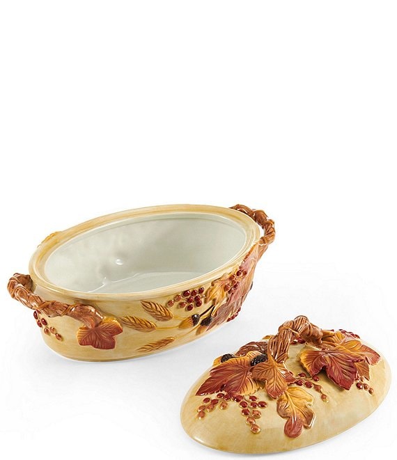 Fitz and Floyd Harvest Covered Vegetable Serve Bowl | Dillard's